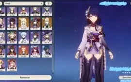 Conta Genshin Impact AR 58 - Muitos 5 estrelas
