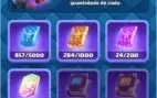 Conta Clash Royale Rei Lvl 13 quase 14 200k Gold 2k500 gemas