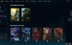 Conta LOL, Unranked, Nível 34, com 42 Champs, Skin Ultimate