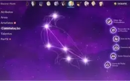 Conta Genshin AR55 8 personagens 5 estrelas