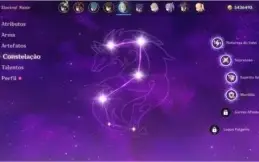 Conta Genshin AR55 8 personagens 5 estrelas