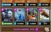 CONTA NV 11 / 10 LENDÁRIAS(MUITAS NV 2+) E DEMAIS BEM UPADAS