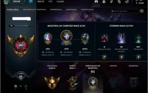 Conta Ouro 4 Main Jhin - League of Legends