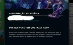 Conta Diamante 1 s11 sem e-mail confirmado.