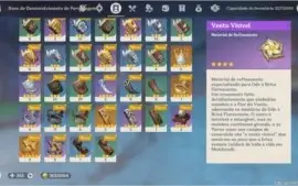 Genshin acc - AR55 Ganyu+Zhongli+Tartaglia+Diluc+Mona+Venti