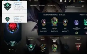 Conta platina 3 com 88 champs e 99 skins ( MAIN ADC )