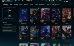 Prata 2 com 50 Champs e 15 Skins