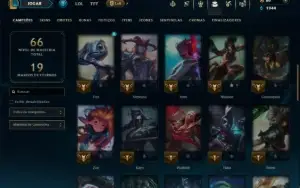 Prata 2 com 50 Champs e 15 Skins