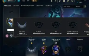 Prata 2 com 50 Champs e 15 Skins