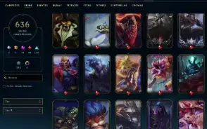 Conta Lol 636 Skins, Full Acesso.