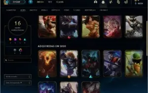 Conta de League Of Legends