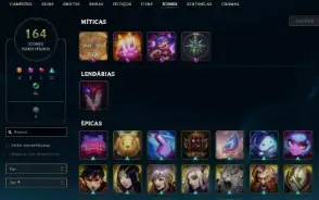 Conta lol prata 4 + 102 skins + lux elementarista