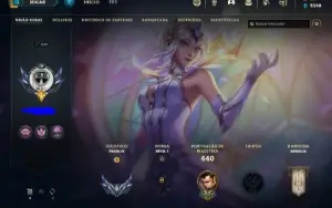 Conta lol prata 4 + 102 skins + lux elementarista