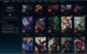 CONTA LV 80 COM 67 CHAMPIONS E 22 SKINS (LUX ELEMENTALIST)