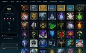 CONTA LV 80 COM 67 CHAMPIONS E 22 SKINS (LUX ELEMENTALIST)