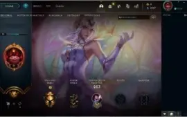 CONTA LV 80 COM 67 CHAMPIONS E 22 SKINS (LUX ELEMENTALIST)