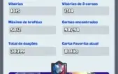 Conta  Mestre Clash Royale  nv11 com 200k ouro e muito mais