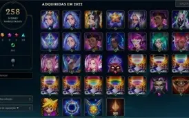 Conta lol gold 4, 300 skins junto com conta valorant