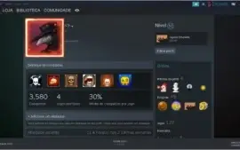CONTA STEAM LVL 53, PRIME CS:GO, 127 JOGOS + DLC'S
