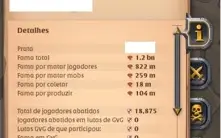 Conta com muita fama pvp, 2 coletas t8, espec craft HCE