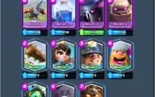 Conta nível 10 na arena lendaria 1300 gemas e 9 lendárias