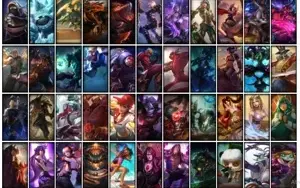 Conta Unranked com TODOS os champs e 216 Skins