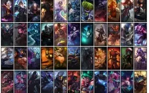 Conta Unranked com TODOS os champs e 216 Skins