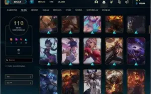 Conta prata 4 com 143 champs e 110 skins ( MAIN ADC )