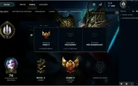 Conta nível 32 / Ouro v / Alto MMR