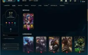 Conta de League Of Legends Lv 285