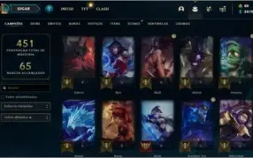 Conta de League Of Legends Lv 285