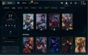 Conta de League Of Legends Lv 285