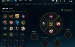 Conta Unranked com 105 Champs e 85 Skins + 6 Vitoriosas