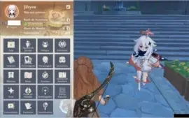 CONTA GENSHIN IMPACT AR45 AYAKA +RAIDEN +MONA +LANÇA DE JADE
