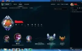 Conta diamante todos campeões e várias skins