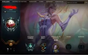 Conta LOL platina 2