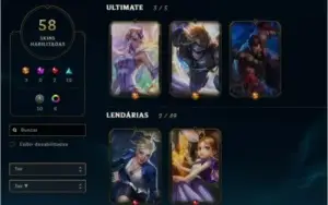 Conta LOL platina 2