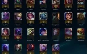 Conta Desafiante 26 Champions 2 skins