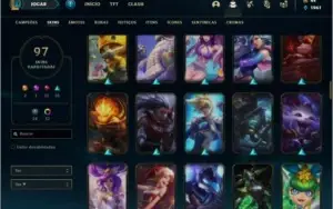 Conta ouro 2 com 145 champs e 97 skins ( MAIN ADC )