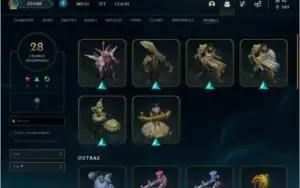 Conta LoL - Platina 4 - 84 Skins - Todos os champions