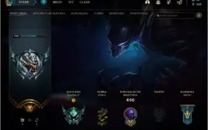 Conta LoL - Platina 4 - 84 Skins - Todos os champions