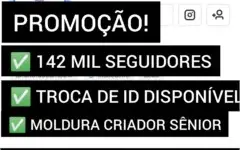Conta KWAI 142 MIL SEGUIDORES, TROCA ID DISPONÍVEL
