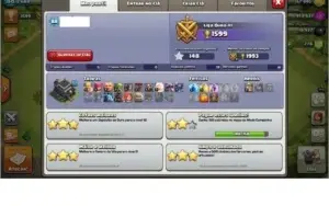 conta clash of clans cv9