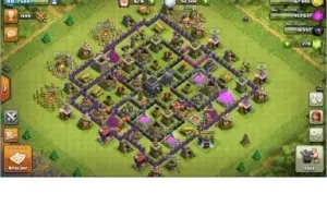 conta clash of clans cv9