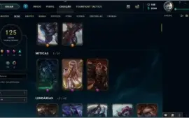 Conta Diamante 3/ 108 Campeoes/ 125 Skins