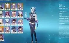 Eula, Ayaka, Keqing e 3 armas 5 estrelas.