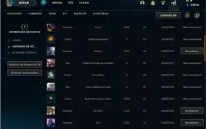 Conta ouro 1 com 23 Champs e 5 Skins
