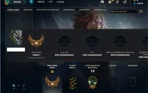 Conta ouro 1 com 23 Champs e 5 Skins