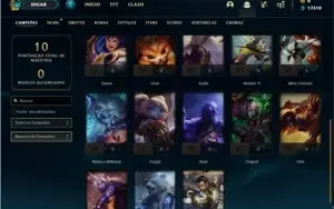 Conta ouro 1 com 23 Champs e 5 Skins