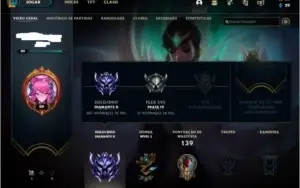 conta league of legends d2 70 pdl